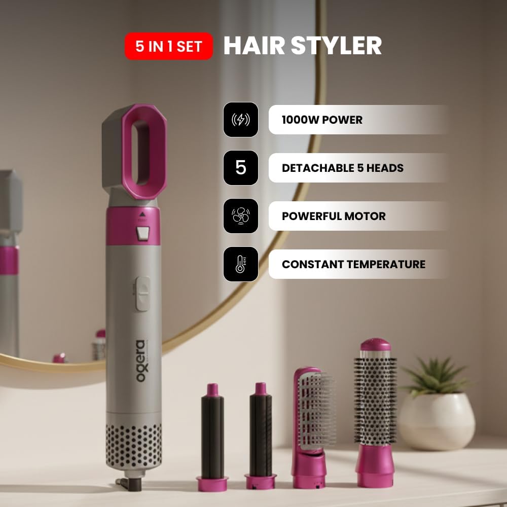 5-in-1 Hot Air Brush Styler