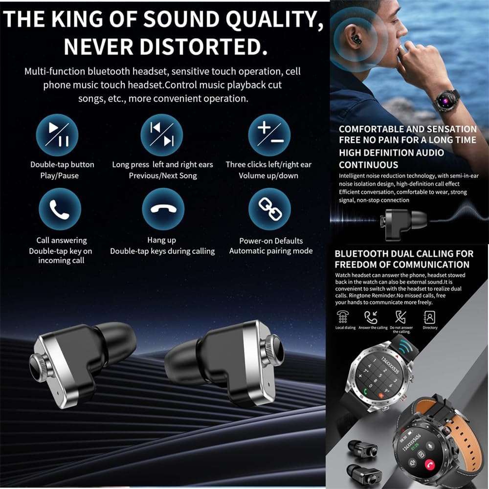 GTS 5 Smart Watch & Earbuds Combo
