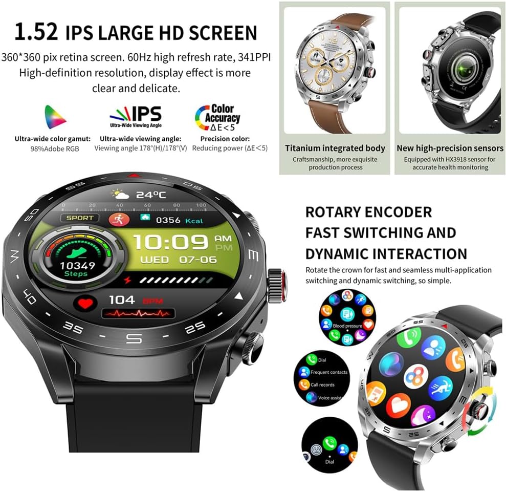 GTS 5 Smart Watch & Earbuds Combo