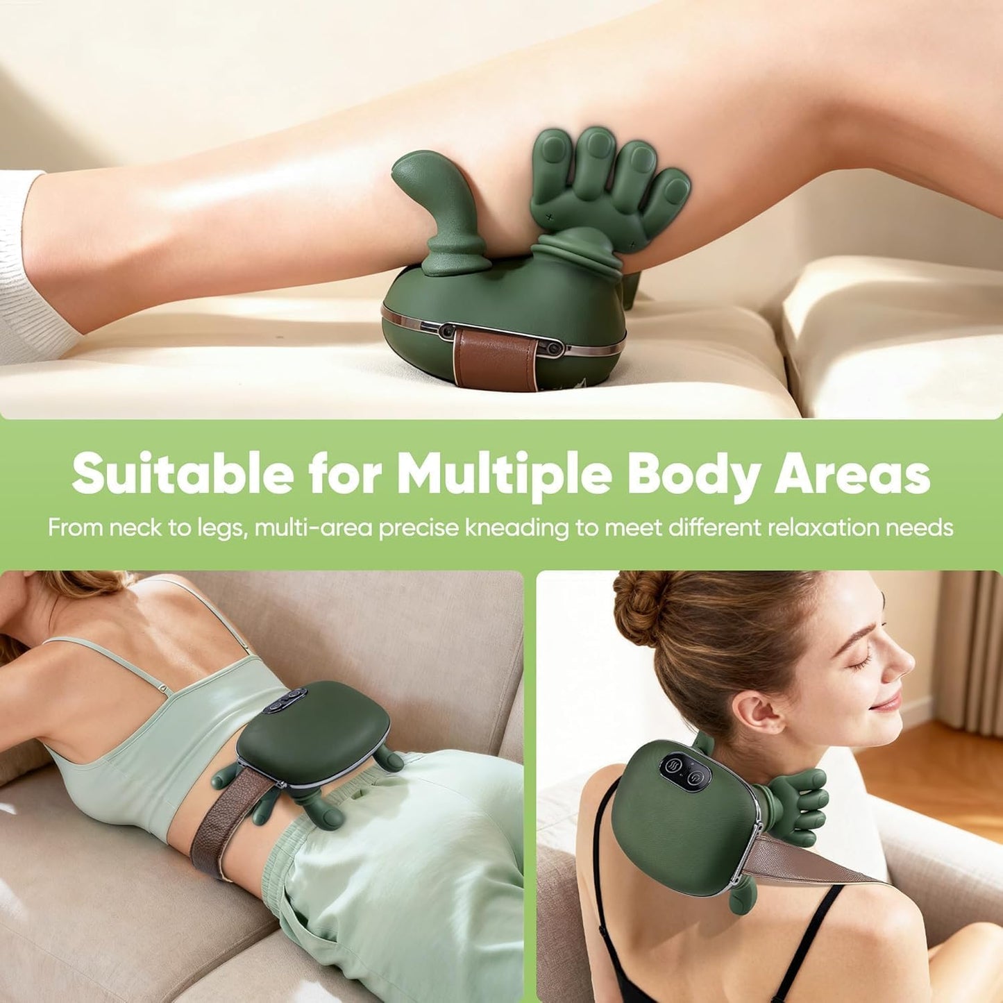Deep Tissue Neck & Back Massager for Pain Relief