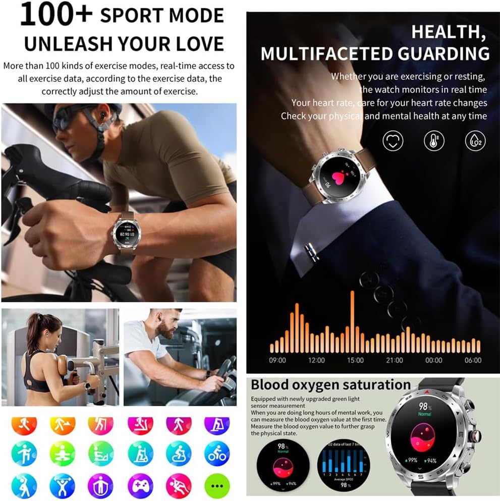 GTS 5 Smart Watch & Earbuds Combo