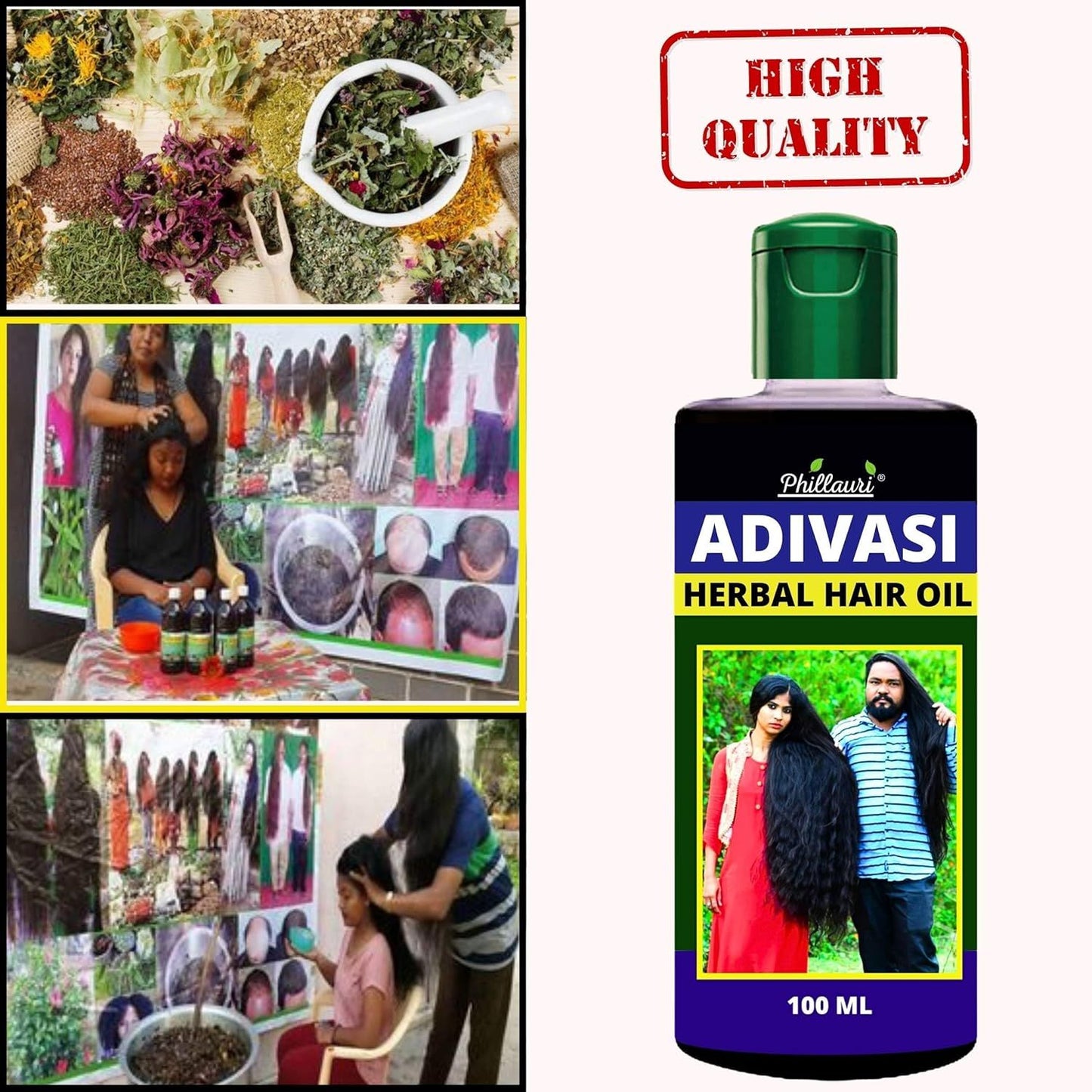 Adivasi Original Herbal Hair Oil for Hair Growth