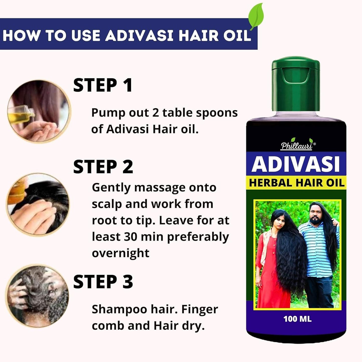 Adivasi Original Herbal Hair Oil for Hair Growth