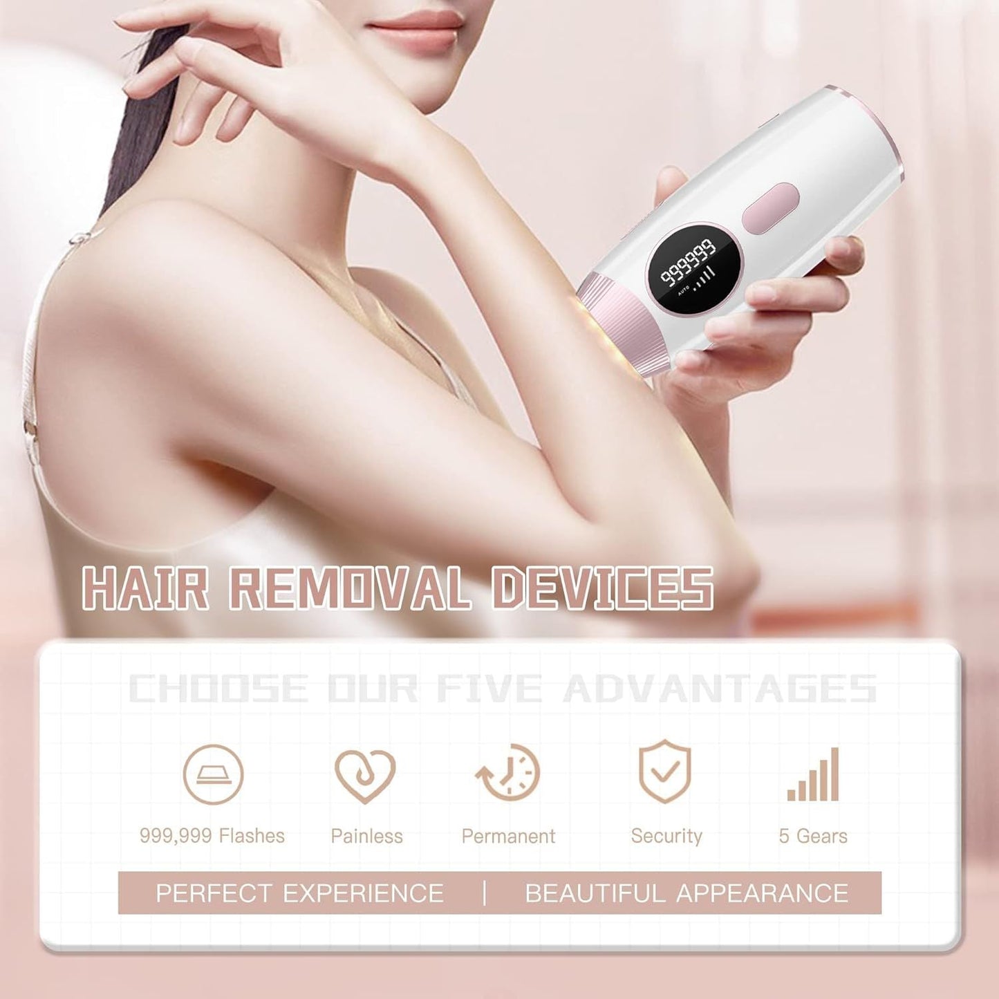 IPL Laser Hair Removal Device for Women